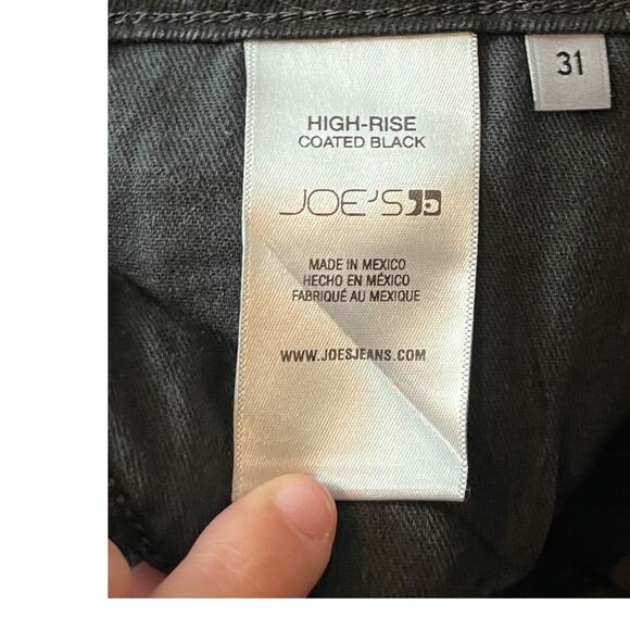 Joe's Jeans high rise bootcut coated black size 31 - Picture 5 of 7